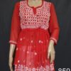 Georgette_short_gown_with_chikankari_work