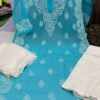 Georgette_side_chak_gala_buti_kurti_with_chikankari_work