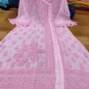 Georgette_bell_sleeves_pearl_angrakha_kurti_with_chikankari_work