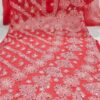 Georgette_designer_jaal_kurti_with_mirror_and_chikankari_work