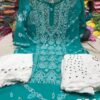 Georgette_panel_kurti_with_mirror_and_chikankari_work