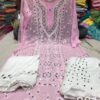 Georgette_panel_kurti_with_mirror_and_chikankari_work