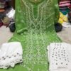 Georgette_panel_kurti_with_mirror_and_chikankari_work