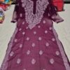Georgette_gala_buti_kurti_with_chikankari_work