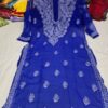 Georgette_gala_buti_kurti_with_chikankari_work