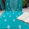 Georgette_rose_gala_buti_kurti_with_chikanari_work