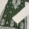 Denim_cotton_gala_buti_kurti_with_chikankari_work