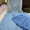 Georgette_kurti_with_Sharara_dye_set_with_chikankari_work
