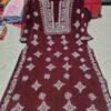 Georgette_gala_buti_kurti_with_chikankari_work