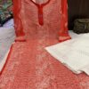 Georgette_geometric_jaal_kurti_with_chikankari_work