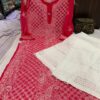 Georgette_geometric_jaal_kurti_with_chikankari_work