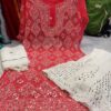 Georgette_buta_kurti_with_mirror_&_with_chikankari_work