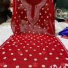 Georgette_keel_jaal_kurti_with_chikankari_work