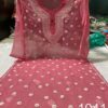 Georgette_keel_jaal_kurti_with_chikankari_work