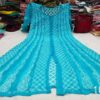 Georgette_front_open_anarkali_kurti_with_chikankari_work