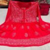 Georgette_short_gown_with_chikankari_work
