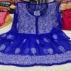 Georgette_short_gown_with_chikankari_work