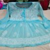 Georgette_short_gown_with_chikankari_work