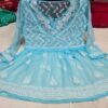 Georgette_short_top_with_chikankari_work