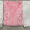 Georgette_buti_jaal_kurti_with_chikankari_work