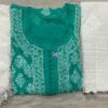 Georgette_buti_jaal_kurti_with_chikankari_work