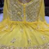 Georgette_short_gown_with_chikankari_work