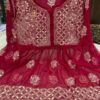 Georgette_short_gown_with_chikankari_work