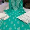 Georgette_bell_sleeves_rose_kurti_with_mirror_and_chikankari_work