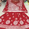 Georgette_short_top_with_chikankari_work