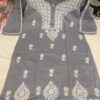 Special_size_pure_cotton_kurti_with_chikankari_work