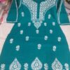 Special_size_pure_cotton_kurti_with_chikankari_work