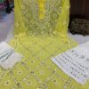 Georgette_kurti_with_mirror_and_chikankari_work