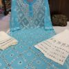 Georgette_kurti_with_mirror_and_chikankari_work