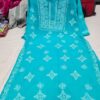 Georgette_gala_buti_kurti_with_chikankari_work