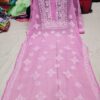 Georgette_gala_buti_kurti_with_chikankari_work