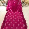 Georgette_double_thread_gala_buti_kurti_with_chikankari_work