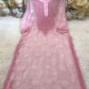 Georgette_double_thread_gala_buti_kurti_with_chikankari_work