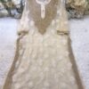 Georgette_double_thread_gala_buti_kurti_with_chikankari_work
