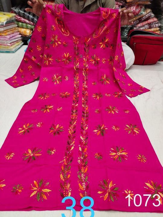 Pure_cotton_kurti_with_chikankari_work