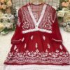 Georgette_lace_short_top_with_chikankari_work