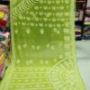 Georgette_rose_skirt_saree_with_chikankari_work