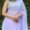 Georgette_tepachi_saree_&_blouse_with_chikankari_work