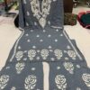 Rayon_rose_work_kurti_&_plazo_set_with_chikankari_work