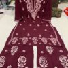 Rayon_rose_work_kurti_&_plazo_set_with_chikankari_work