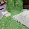 Georgette_mirror_work_kurti_with_chikankari_work