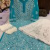 Georgette_mirror_work_kurti_with_chikankari_work