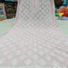 Georgette_buti_jaal_kurti_with_chikankari_work