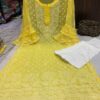 Georgette_bell_sleeves_daman_rose_keel_jaal_kurti_with_chikankari_work