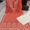 Georgette_bell_sleeves_daman_rose_keel_jaal_kurti_with_chikankari_work
