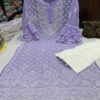 Georgette_bell_sleeves_daman_rose_keel_jaal_kurti_with_chikankari_work